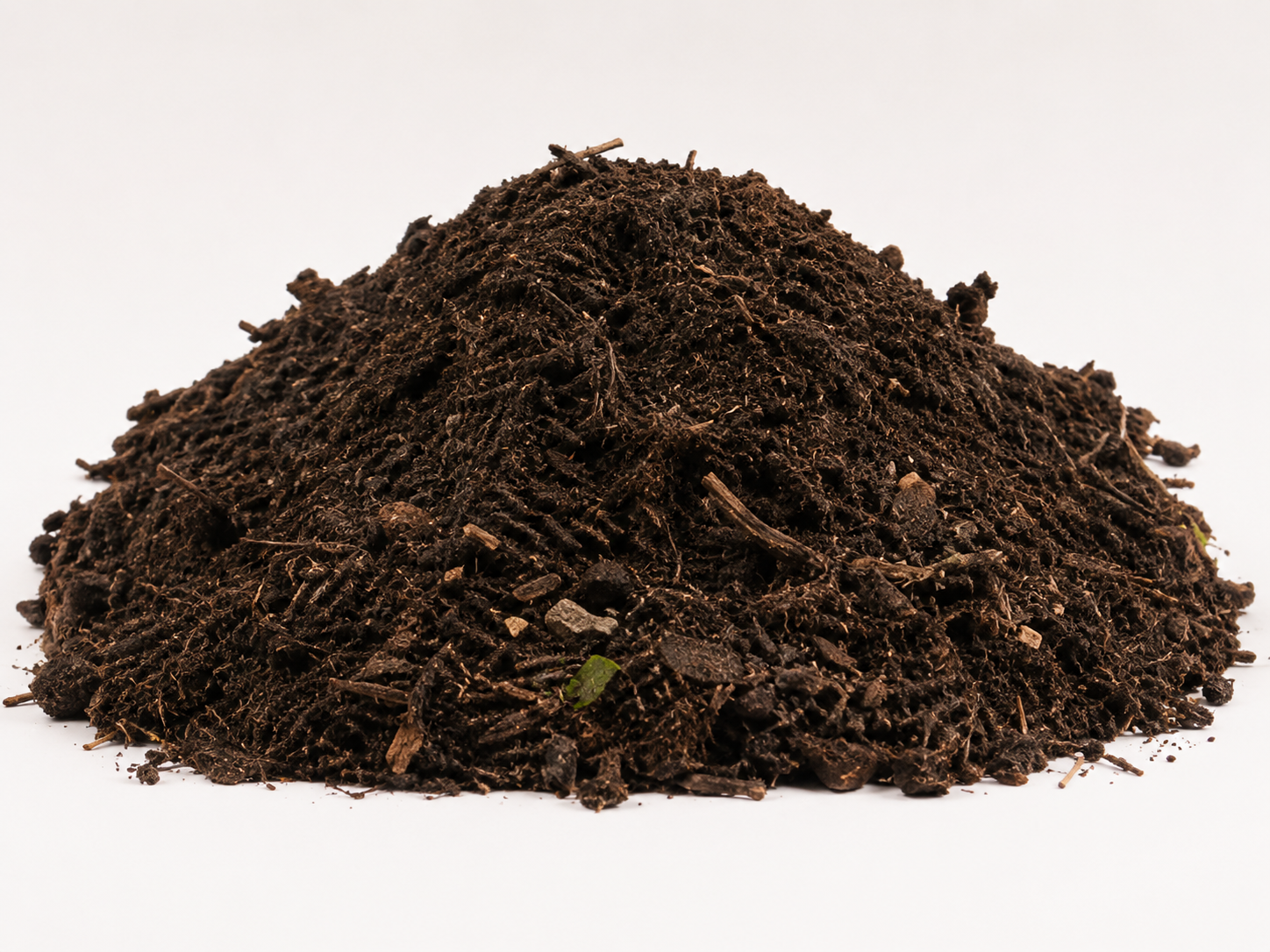 Recovered compost material
