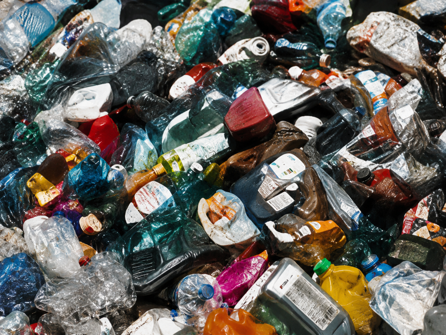 Sorted recyclable materials