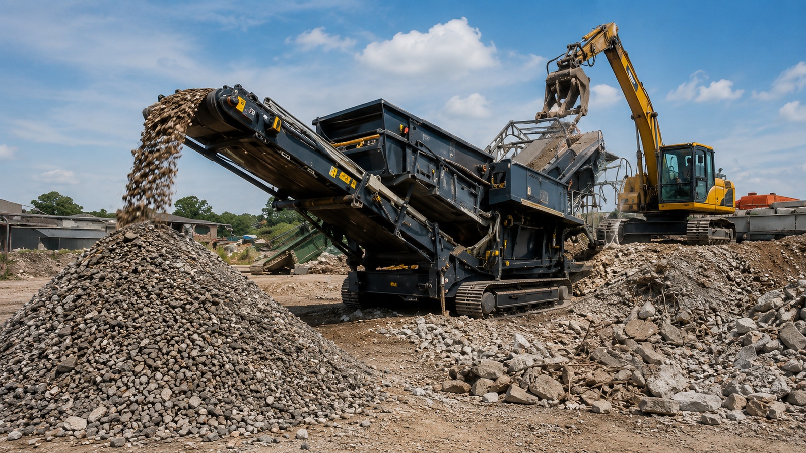 Processed wood material at the Cyberjaya facility